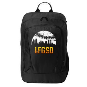 LFGSD San Diego Skyline Baseball City Backpack