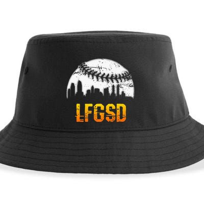 LFGSD San Diego Skyline Baseball Sustainable Bucket Hat