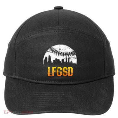 LFGSD San Diego Skyline Baseball 7-Panel Snapback Hat