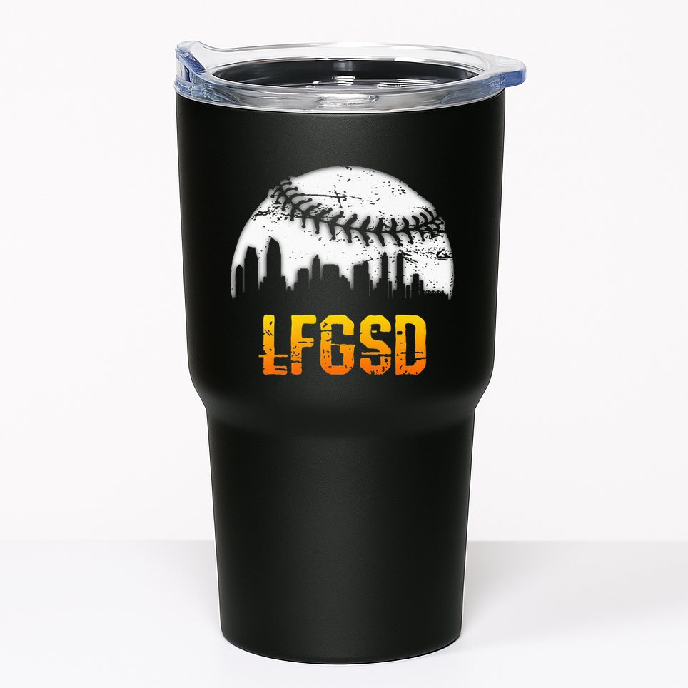LFGSD San Diego Skyline Baseball Tumbler