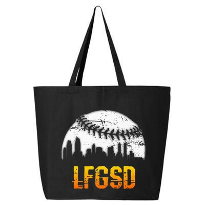 LFGSD San Diego Skyline Baseball 25L Jumbo Tote