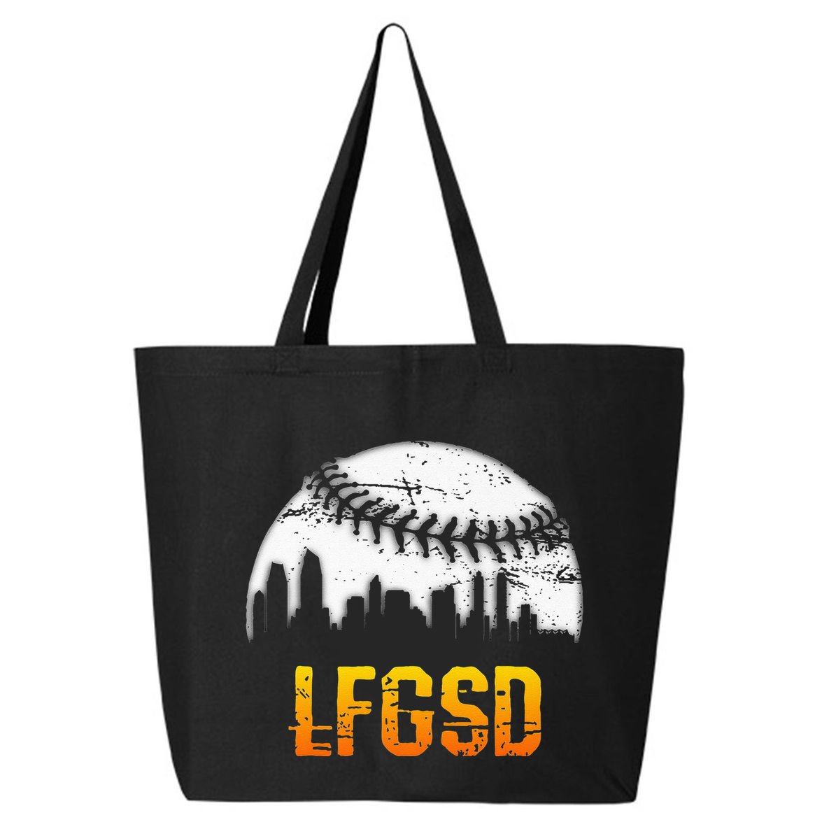 LFGSD San Diego Skyline Baseball 25L Jumbo Tote