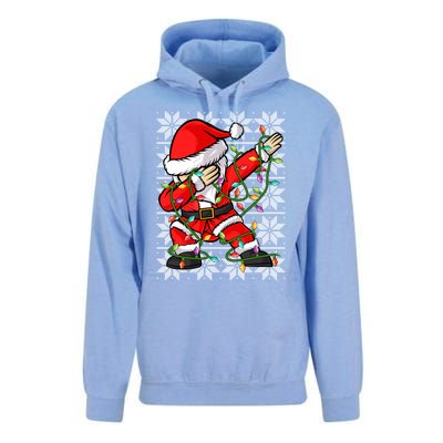 Lighting Santa Dabbing Christmas Ugly Santa Dabbing Xmas Meaningful Gift Unisex Surf Hoodie