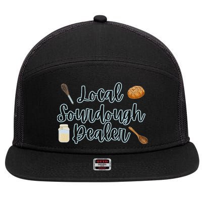 Local Sourdough Dealer 7 Panel Mesh Trucker Snapback Hat
