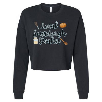 Local Sourdough Dealer Cropped Pullover Crew