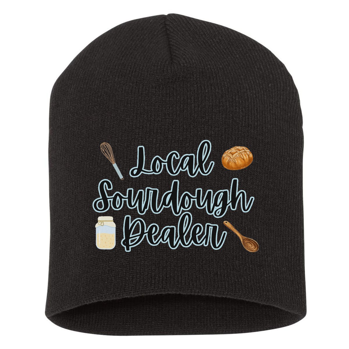 Local Sourdough Dealer Short Acrylic Beanie