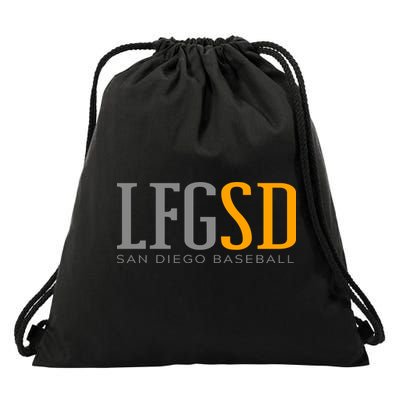 LFGSD San Diego Baseball Drawstring Bag