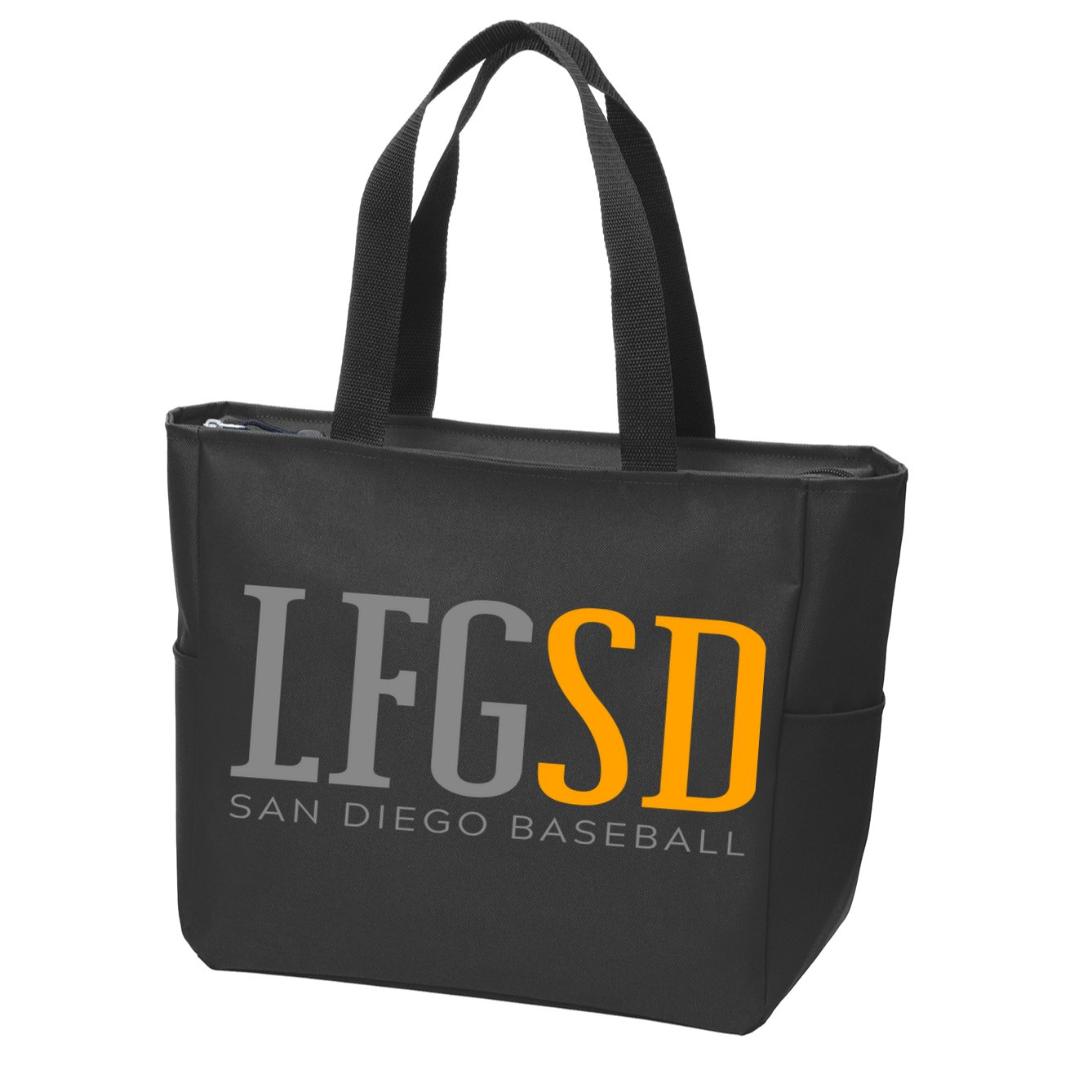 LFGSD San Diego Baseball Zip Tote Bag