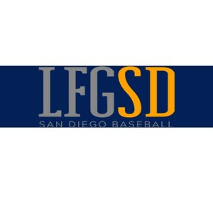 LFGSD San Diego Baseball Bumper Sticker