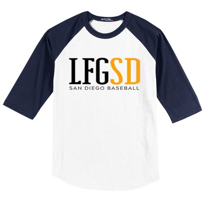 LFGSD San Diego Baseball Baseball Sleeve Shirt