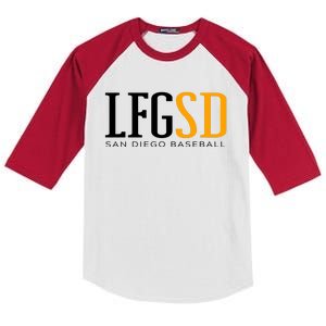 LFGSD San Diego Baseball Kids Colorblock Raglan Jersey