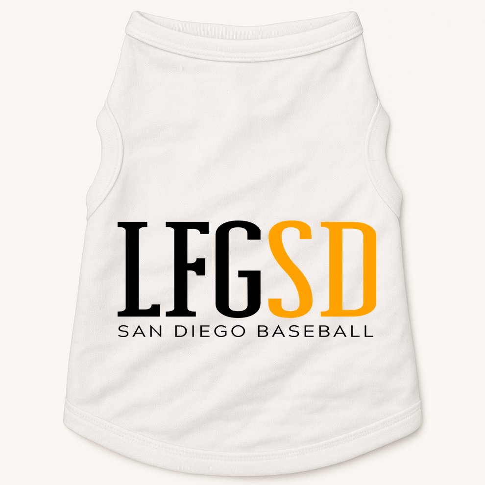 LFGSD San Diego Baseball Doggie Tank