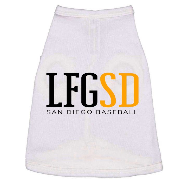 LFGSD San Diego Baseball Doggie Tank