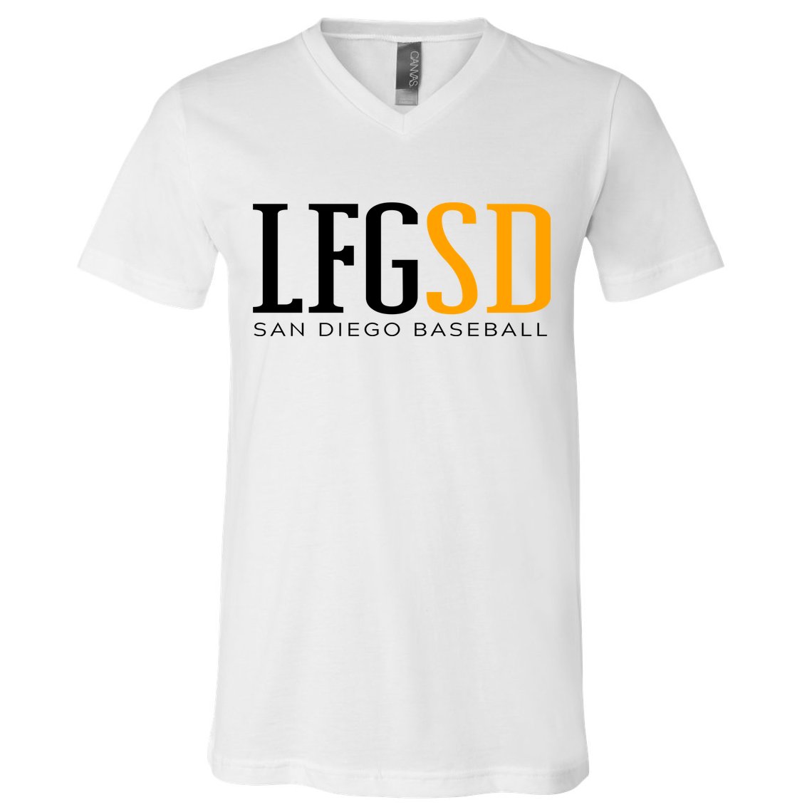 LFGSD San Diego Baseball V-Neck T-Shirt