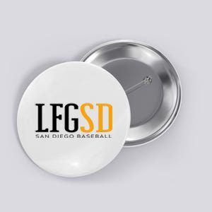 LFGSD San Diego Baseball Button