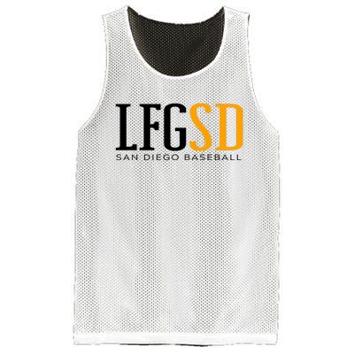 LFGSD San Diego Baseball Mesh Reversible Basketball Jersey Tank