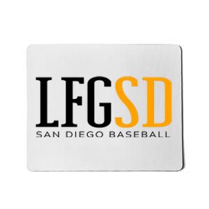 LFGSD San Diego Baseball Mousepad