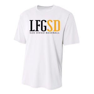 LFGSD San Diego Baseball Performance Sprint T-Shirt