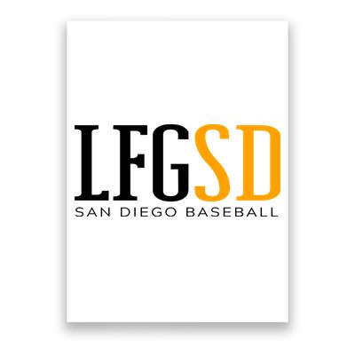 LFGSD San Diego Baseball Poster