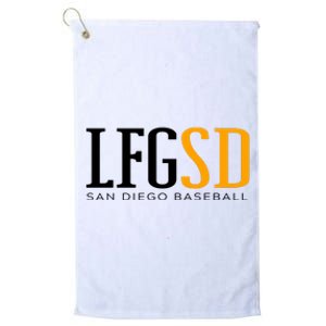 LFGSD San Diego Baseball Platinum Collection Golf Towel