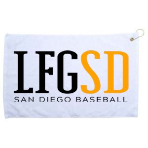 LFGSD San Diego Baseball Grommeted Golf Towel