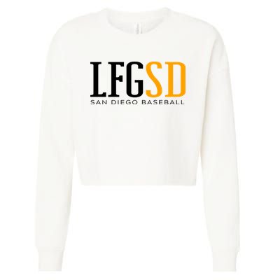LFGSD San Diego Baseball Cropped Pullover Crew