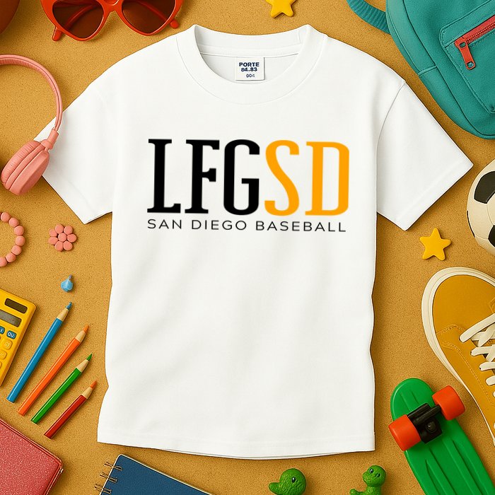 LFGSD San Diego Baseball Kids T-Shirt