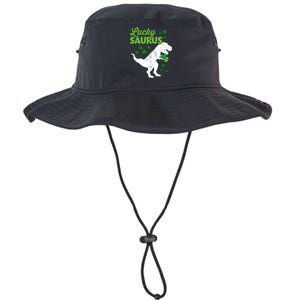 Lucky Saurus Dinosaur Tmeaningful Giftrex For St Patricks Day Funny Gift Legacy Cool Fit Booney Bucket Hat