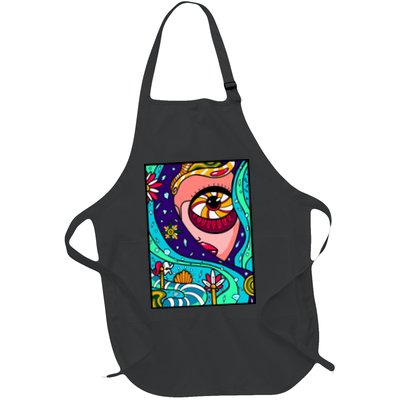 Lucy Sky Diamonds Type Abstract Psychedelic Apron
