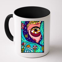 Lucy Sky Diamonds Type Abstract Psychedelic Mug