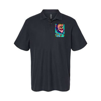 Lucy Sky Diamonds Type Abstract Psychedelic Polo