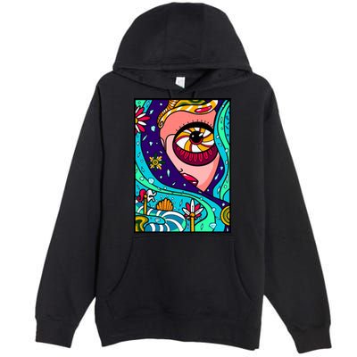 Lucy Sky Diamonds Type Abstract Psychedelic Premium Pullover Hoodie