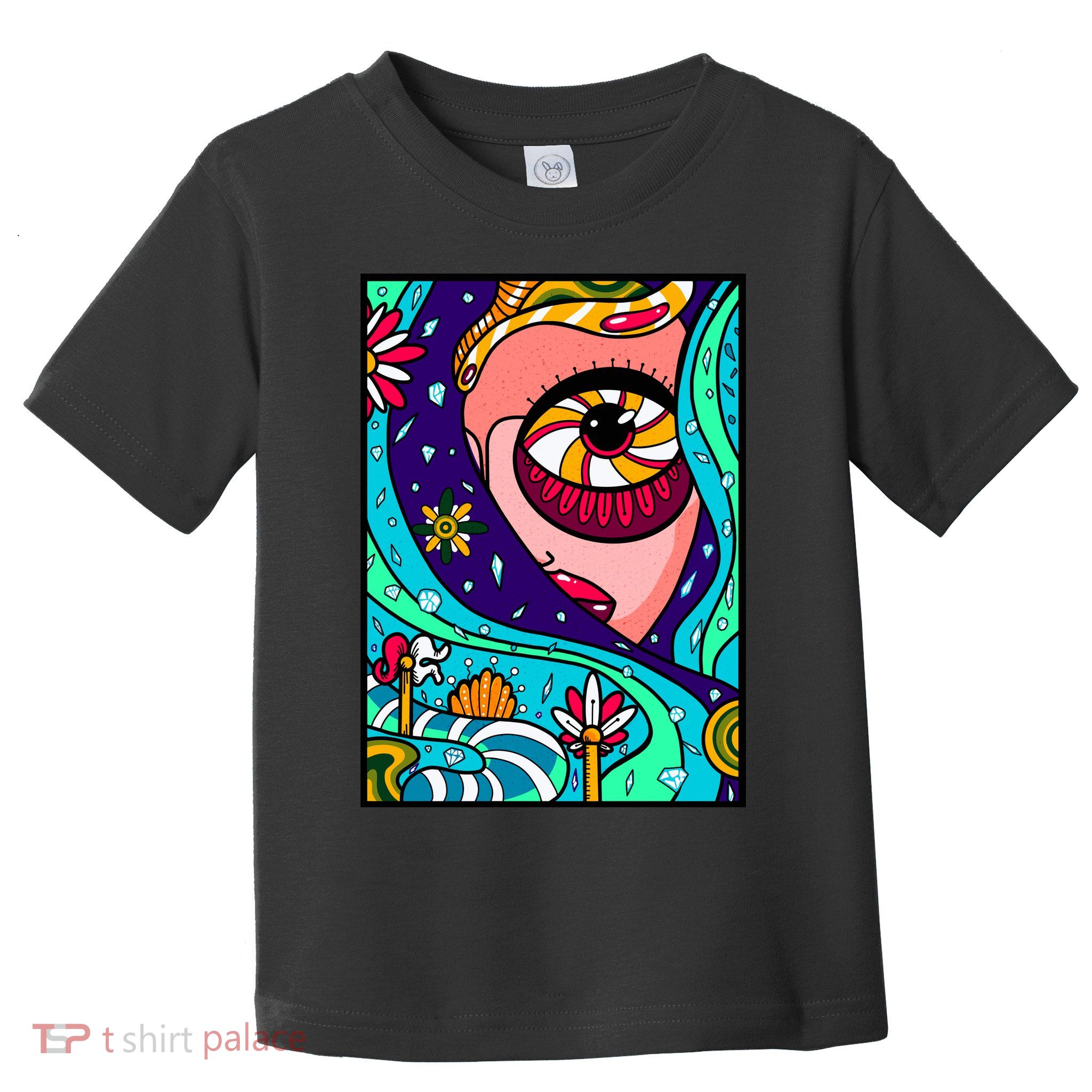 Lucy Sky Diamonds Type Abstract Psychedelic Toddler T-Shirt