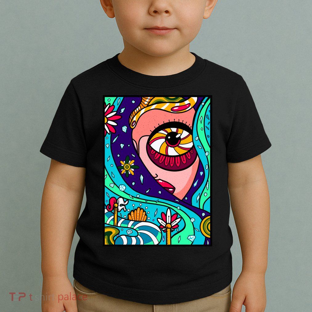 Lucy Sky Diamonds Type Abstract Psychedelic Toddler T-Shirt