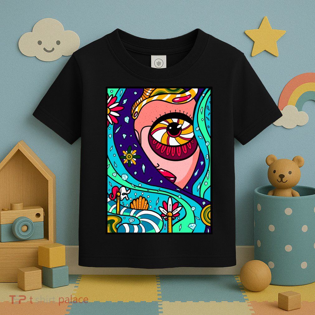 Lucy Sky Diamonds Type Abstract Psychedelic Toddler T-Shirt