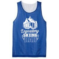 Legendary Skiing Dad Skier Father Ski Daddy Papa Father's Gift Mesh Reversible Basketball Jersey Tank