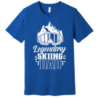 Legendary Skiing Dad Skier Father Ski Daddy Papa Father's Gift Premium T-Shirt