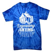 Legendary Skiing Dad Skier Father Ski Daddy Papa Father's Gift Tie-Dye T-Shirt