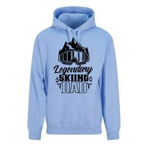 Legendary Skiing Dad Skier Father Ski Daddy Papa Father's Gift Unisex Surf Hoodie