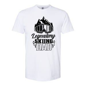 Legendary Skiing Dad Skier Father Ski Daddy Papa Father's Gift Softstyle CVC T-Shirt