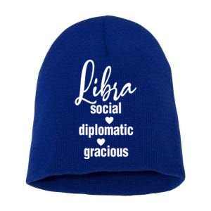 Libra Social Diplomatic Gracious Cool Gift Astrology Gift Short Acrylic Beanie