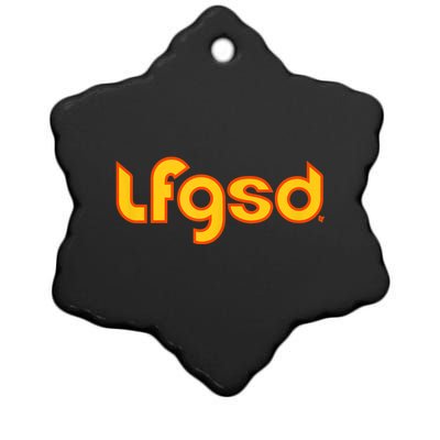 LFGSD San Diego Baseball Ceramic Star Ornament