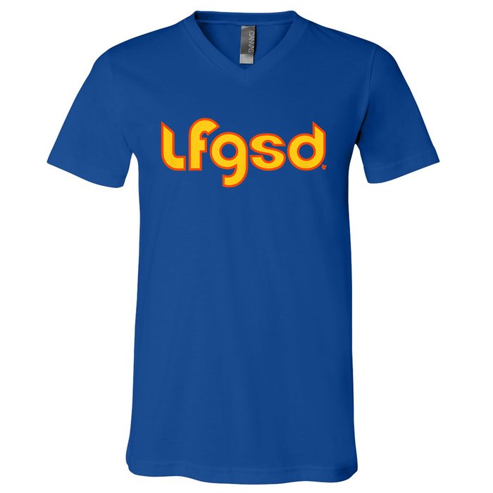 LFGSD San Diego Baseball V-Neck T-Shirt