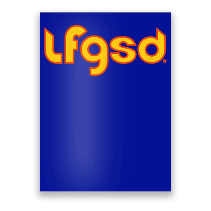 LFGSD San Diego Baseball Poster