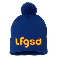 LFGSD San Diego Baseball Pom Pom 12in Knit Beanie