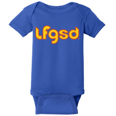 LFGSD San Diego Baseball Baby Bodysuit