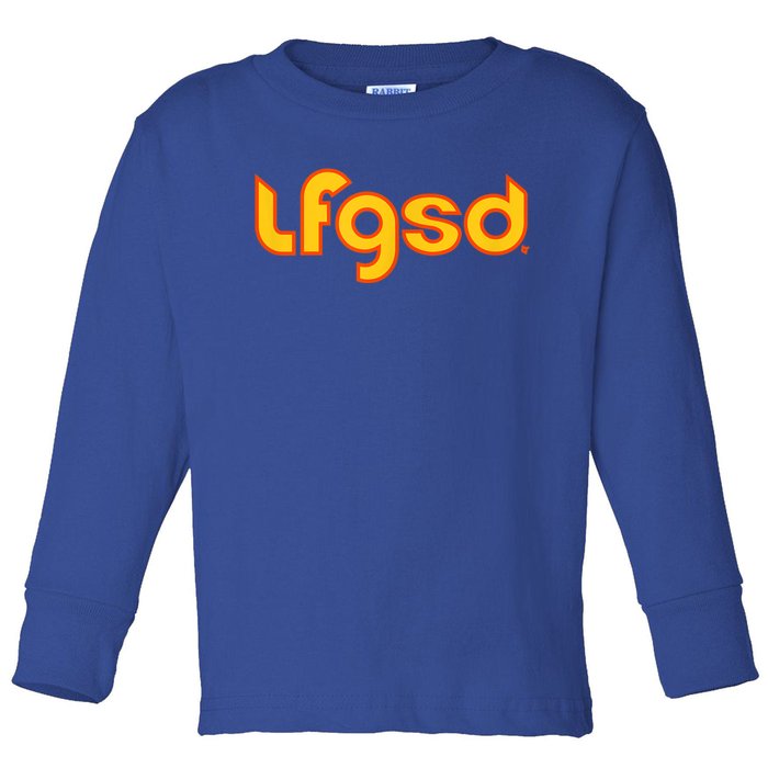 LFGSD San Diego Baseball Toddler Long Sleeve Shirt