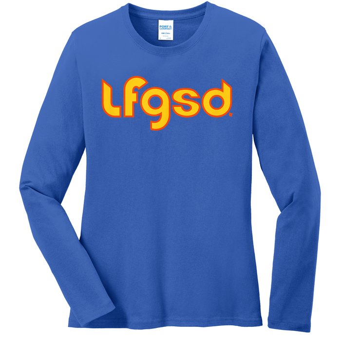 LFGSD San Diego Baseball Ladies Long Sleeve Shirt