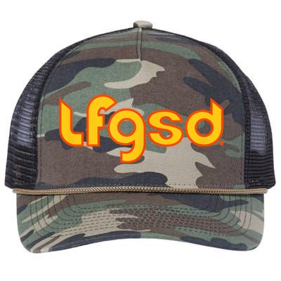 LFGSD San Diego Baseball Retro Rope Trucker Hat Cap