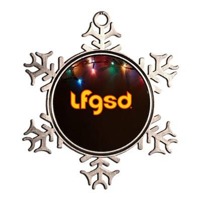 LFGSD San Diego Baseball Metallic Star Ornament